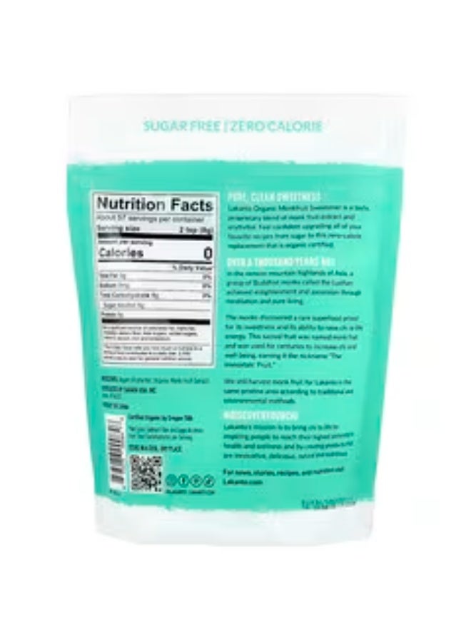 LAKANTO Lacanto Organic Sweetener with Monk Fruit Extract 16 oz (454 g) - Image 2
